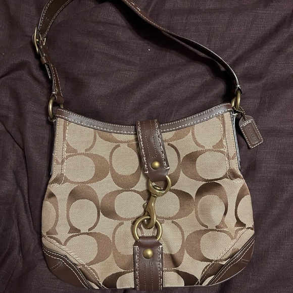 Brown Coach Shoulder Bag - Picture 1 of 4